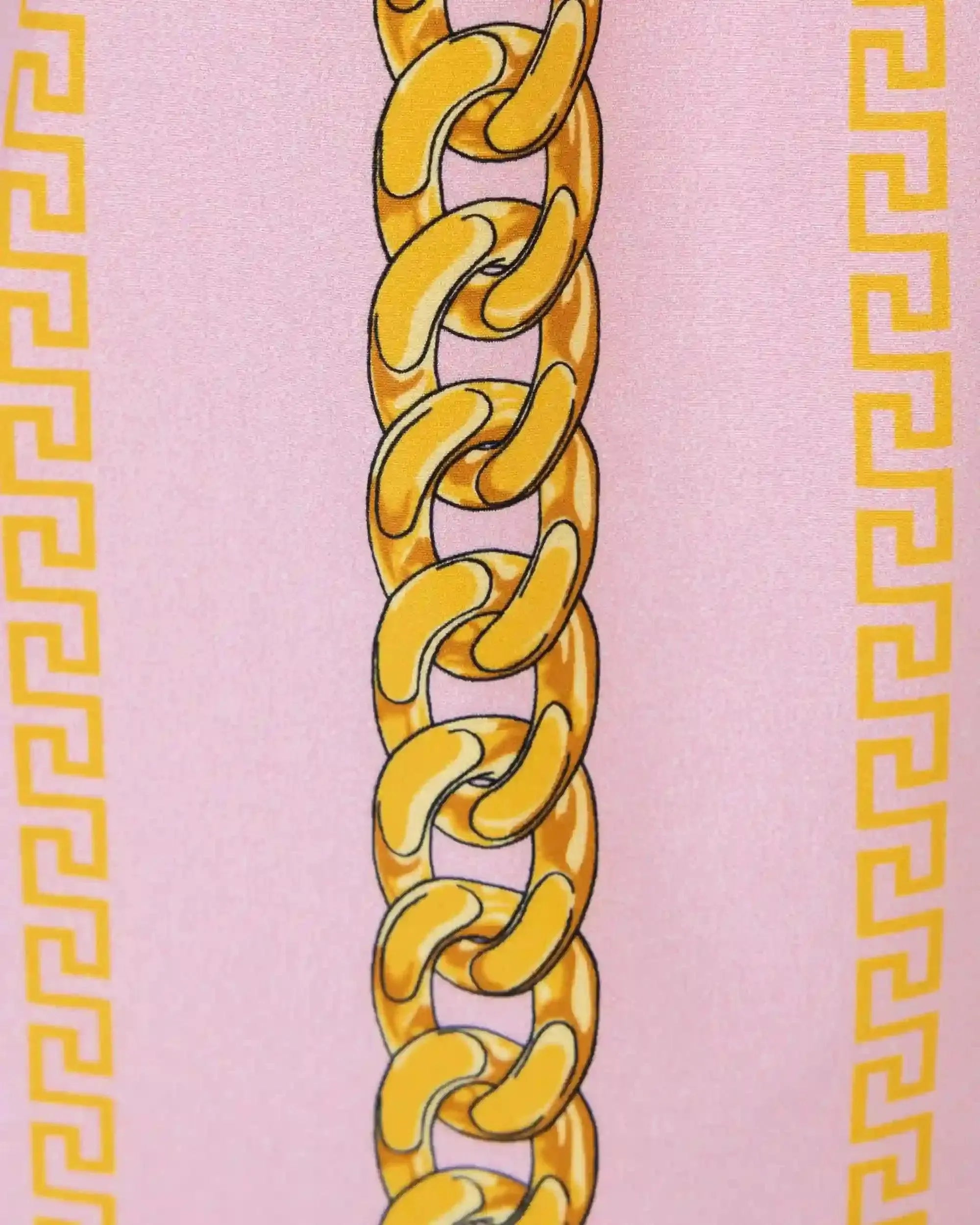 Chain Print Cotton Pyjama Shorts - DIHSAN