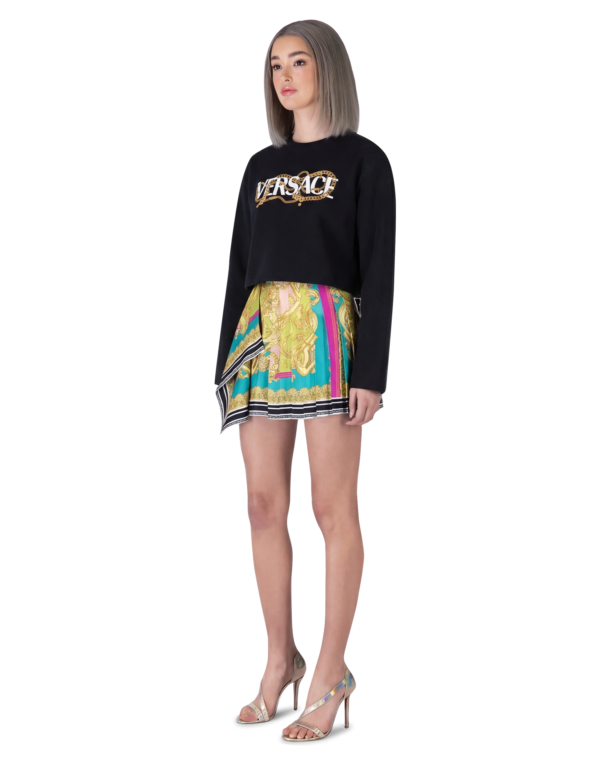 Metallic Logo Sweatshirt