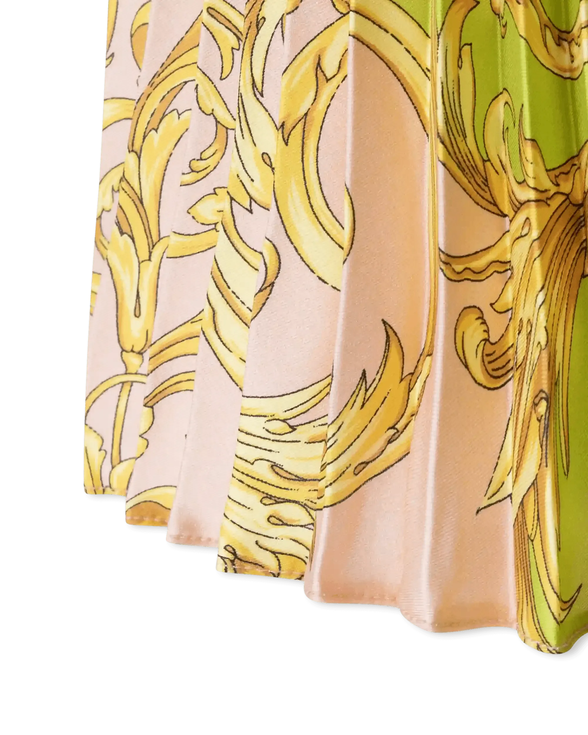 Poli Stampa Twill Pleated Heritage Skirt - DIHSAN