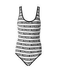 Striped Logo Bodysuit - DIHSAN