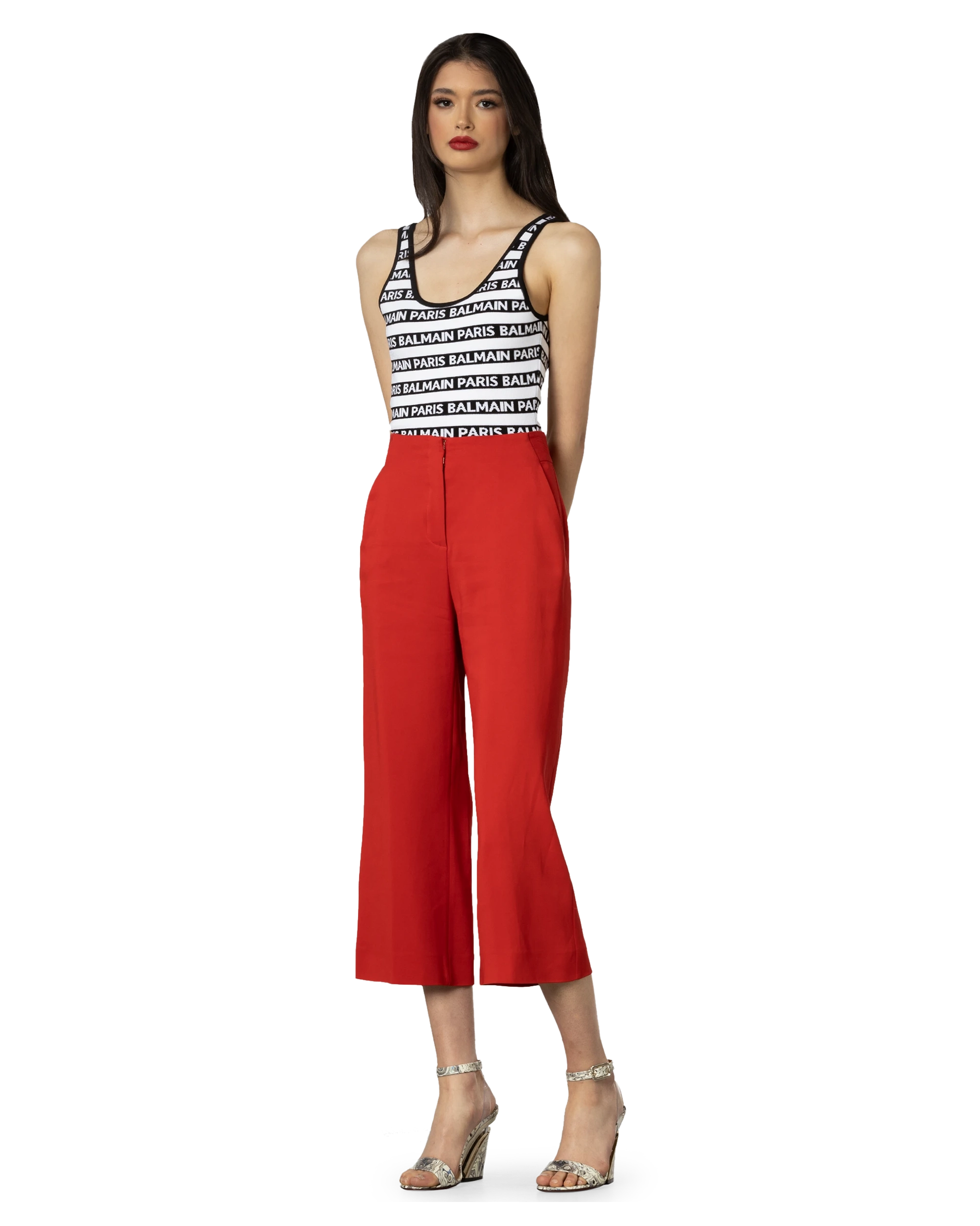 Striped Logo Bodysuit