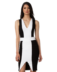 Knit V-Neck Bodysuit