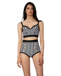 Striped Tankini Top