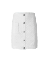 High Waisted Quilted Skirt - DIHSAN