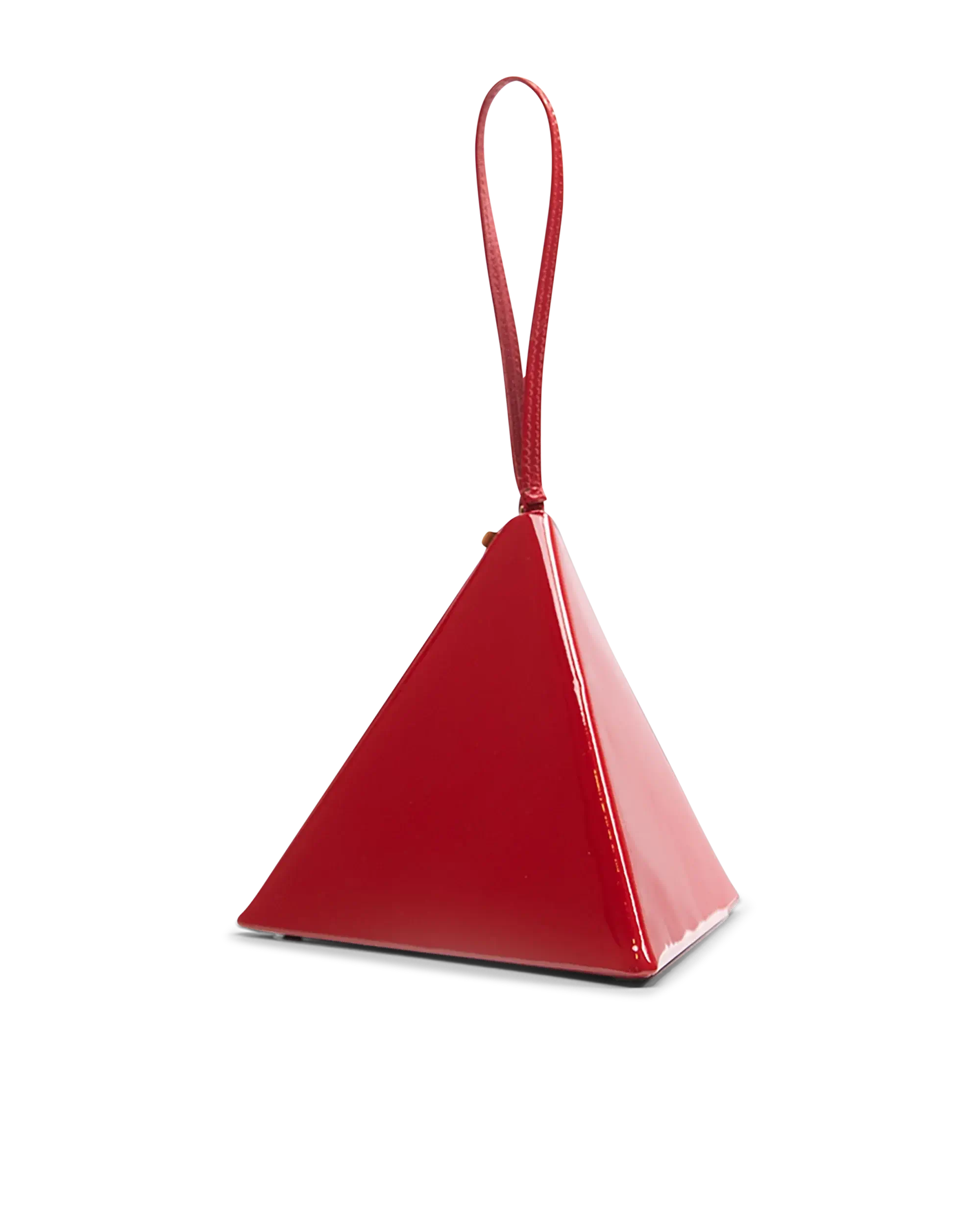 Mini Patent Pyramid Bag