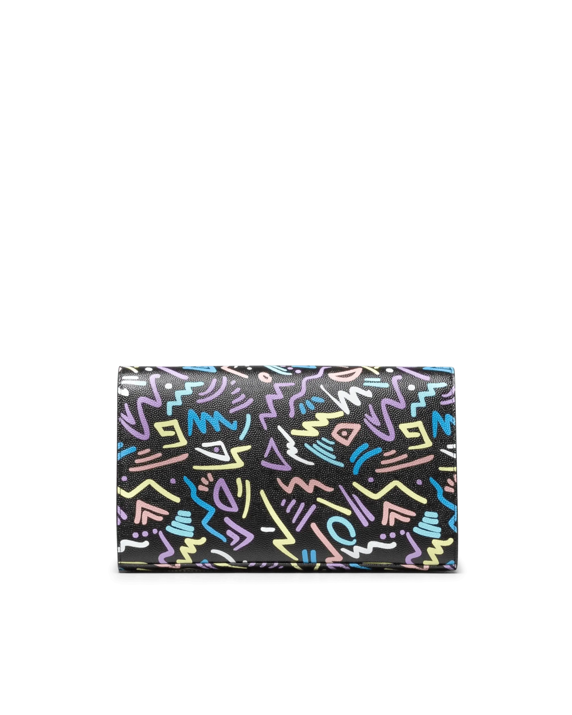 Chain Wallet With Graphic Design