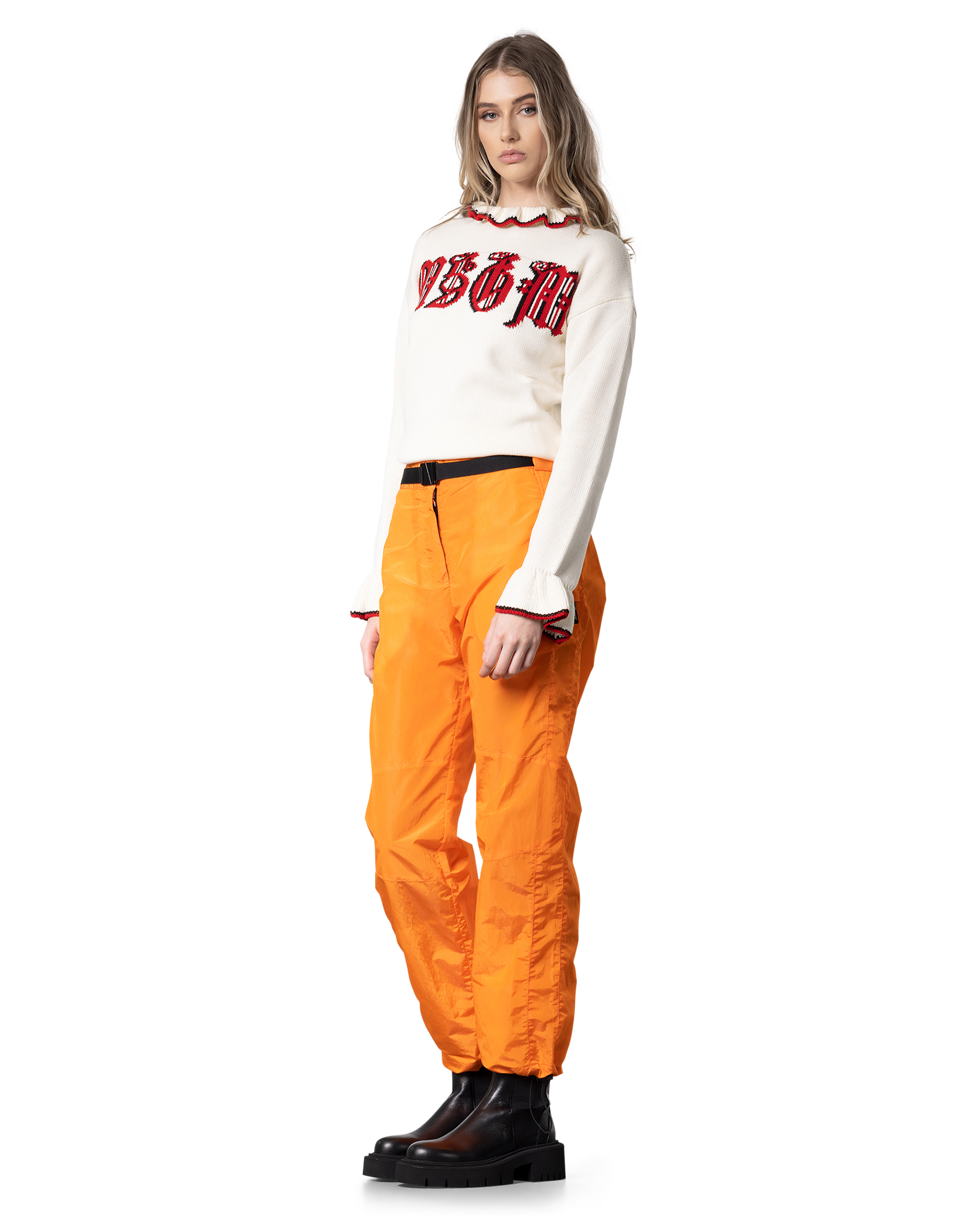 MSGM Knit Ruffled Sweater