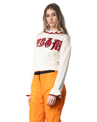 MSGM Knit Ruffled Sweater