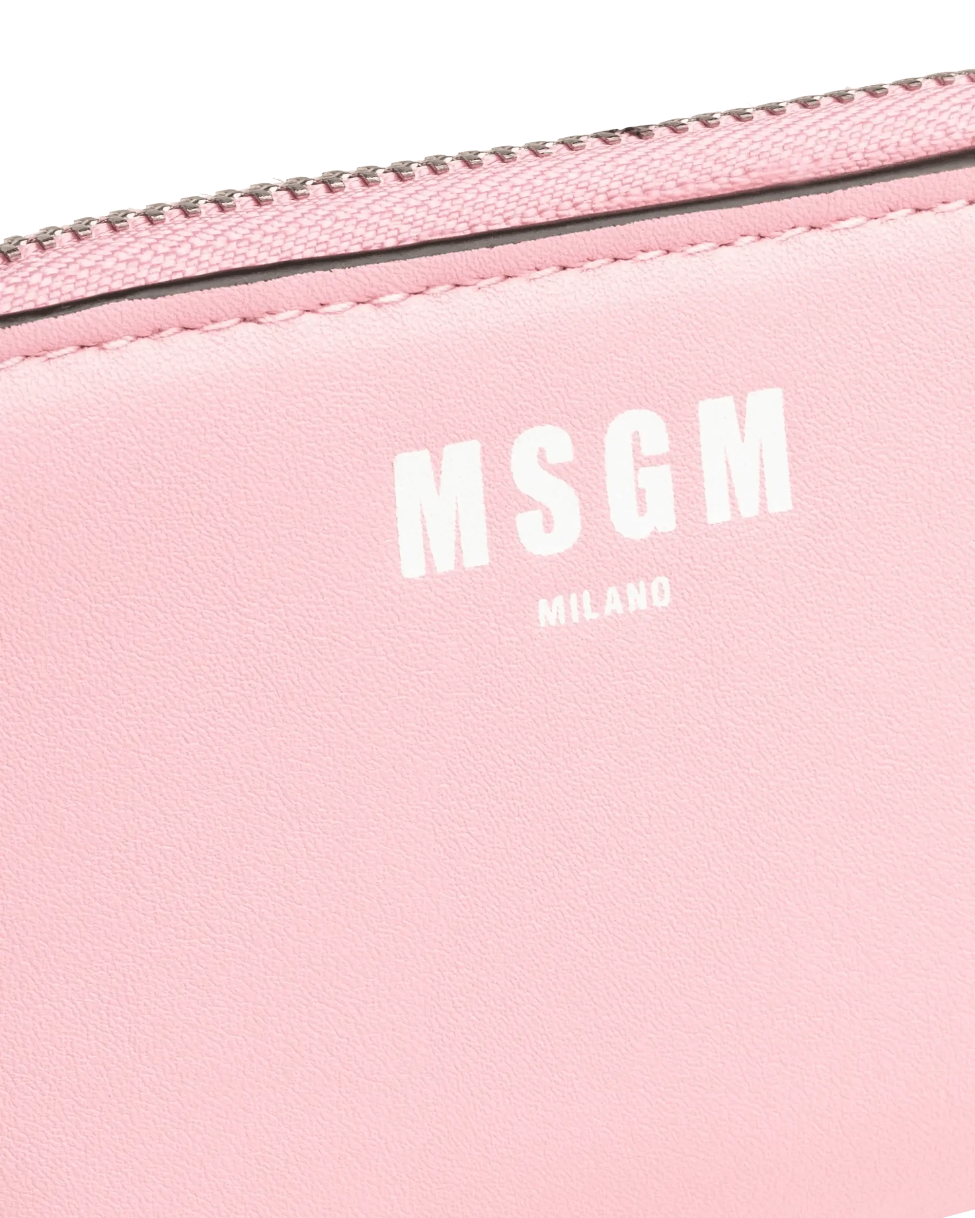 Mini Logo Print Zip Cardholder