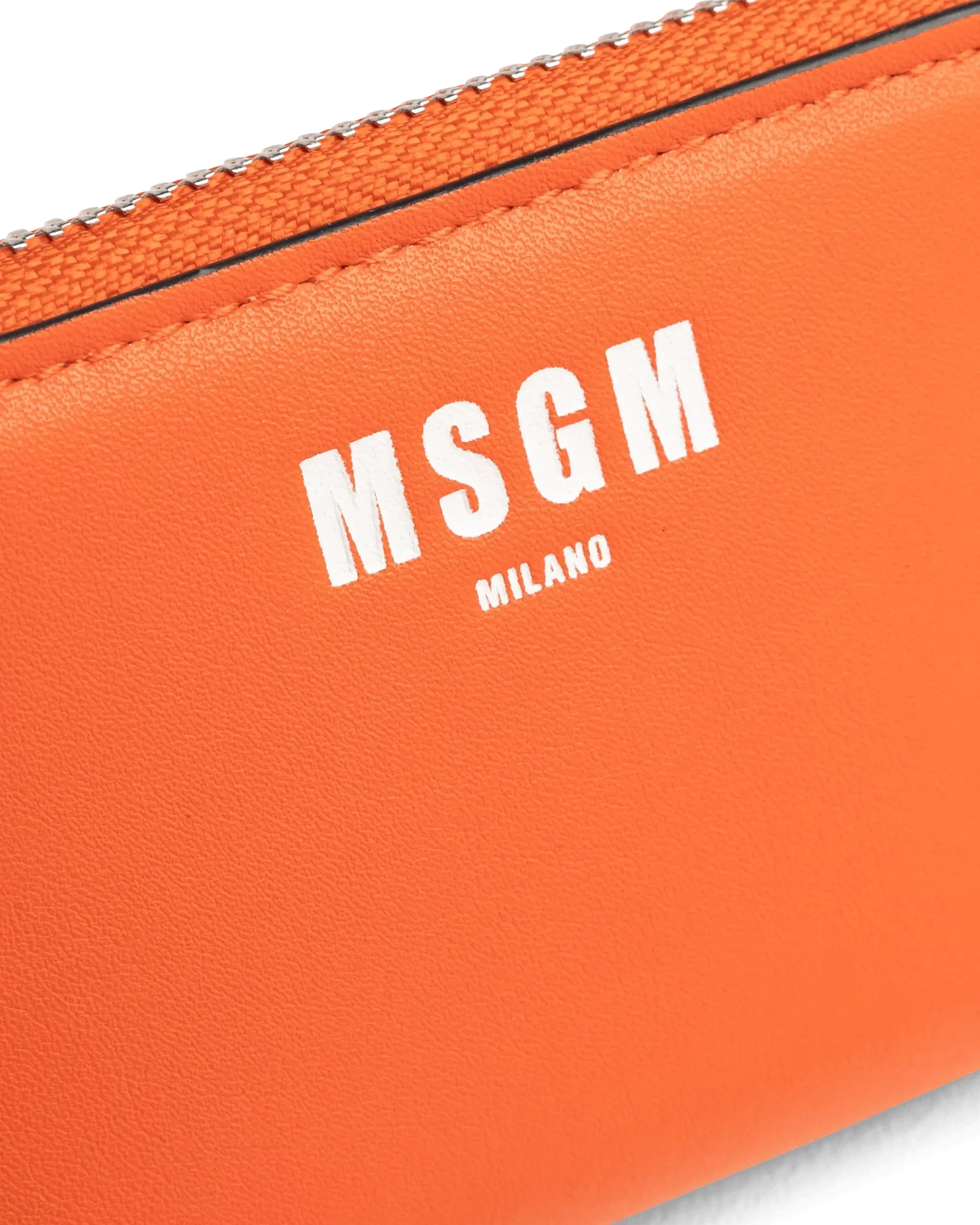 Mini Logo Print Zip Cardholder