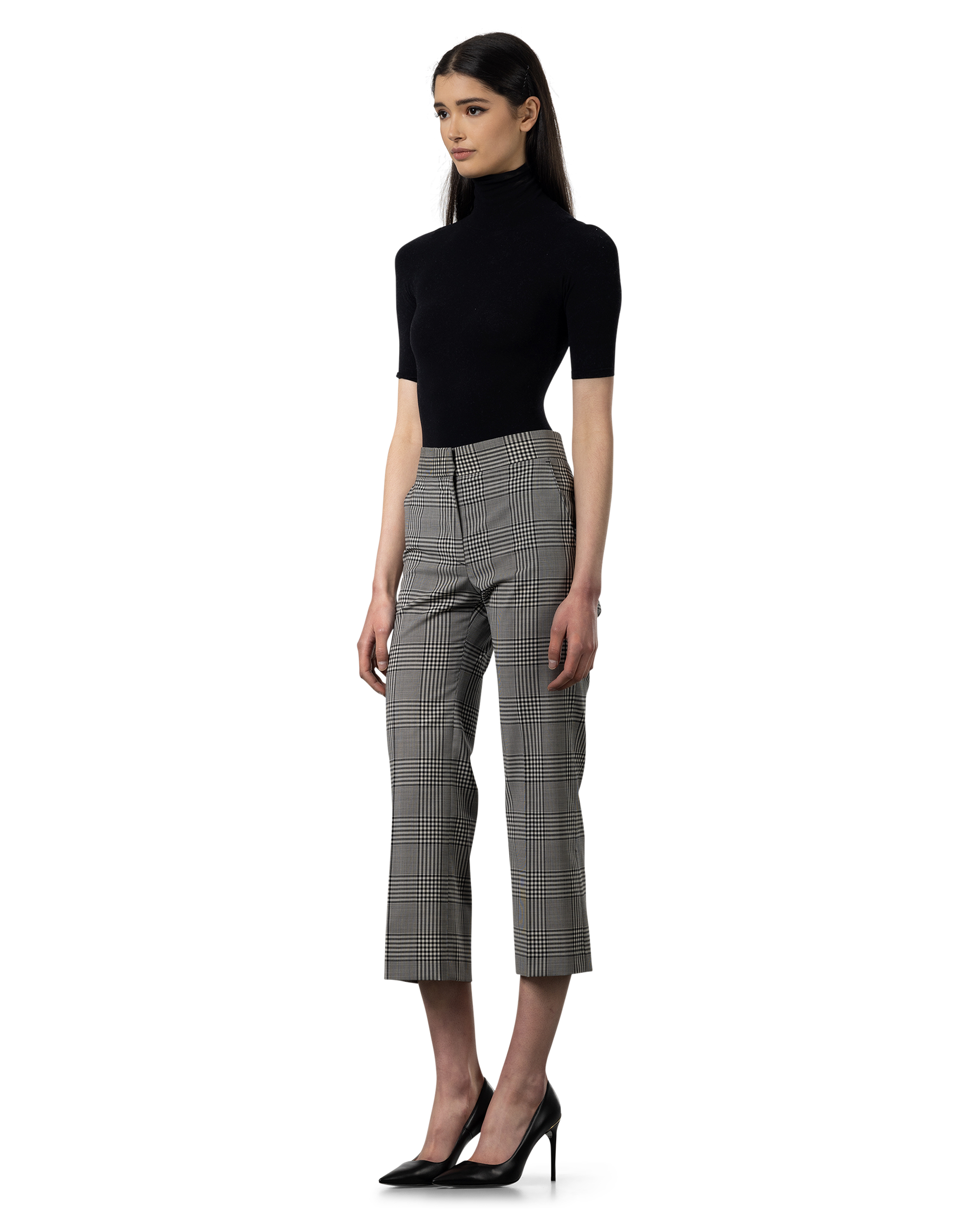 MSGM Plaid Capri Pants