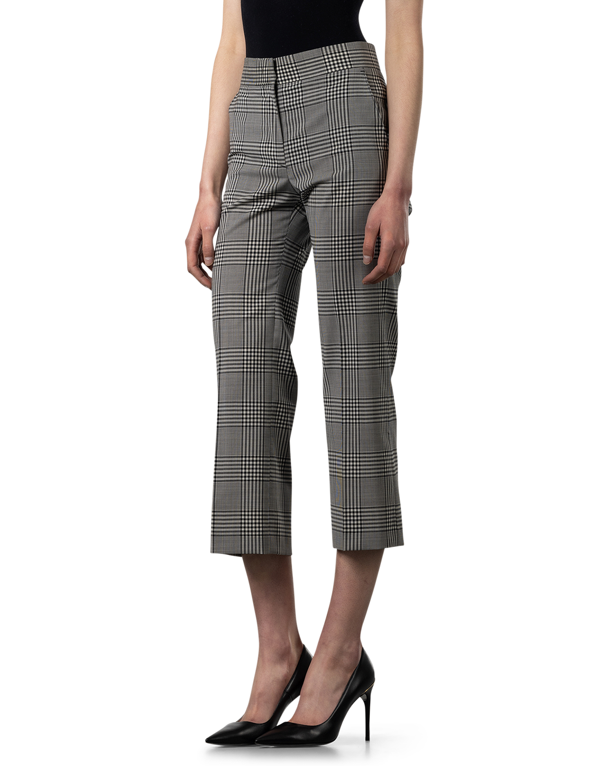 MSGM Plaid Capri Pants
