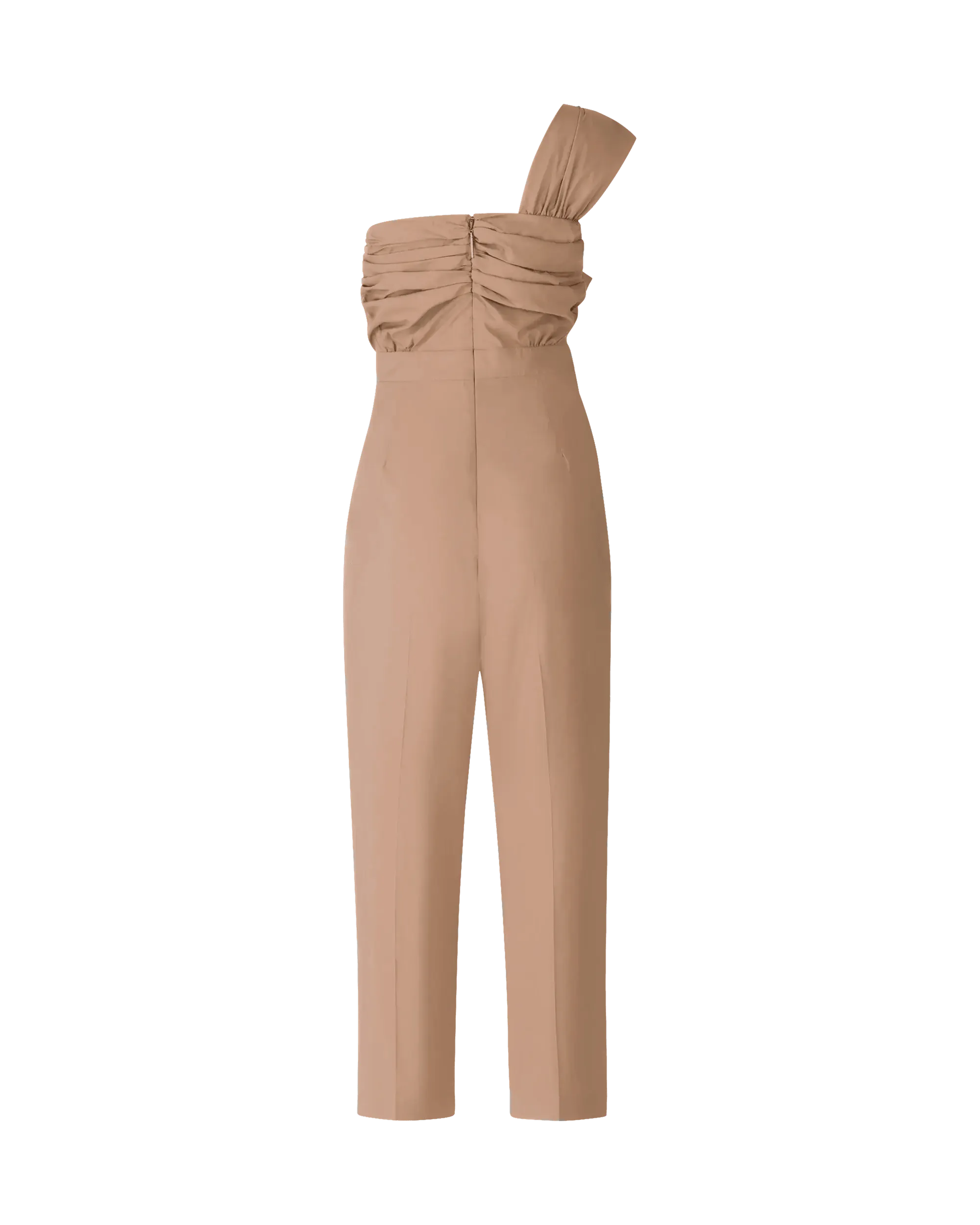 Bow-Detailed One Shoulder Jumpsuit