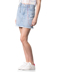 Givenchy Logo Denim Mini Skirt