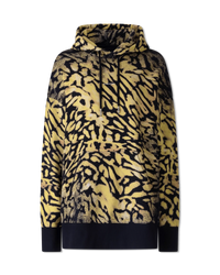 Oversized Leopard Printed Hoodie - DIHSAN