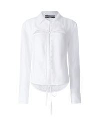 Nappe Cut-Out Shirt - DIHSAN