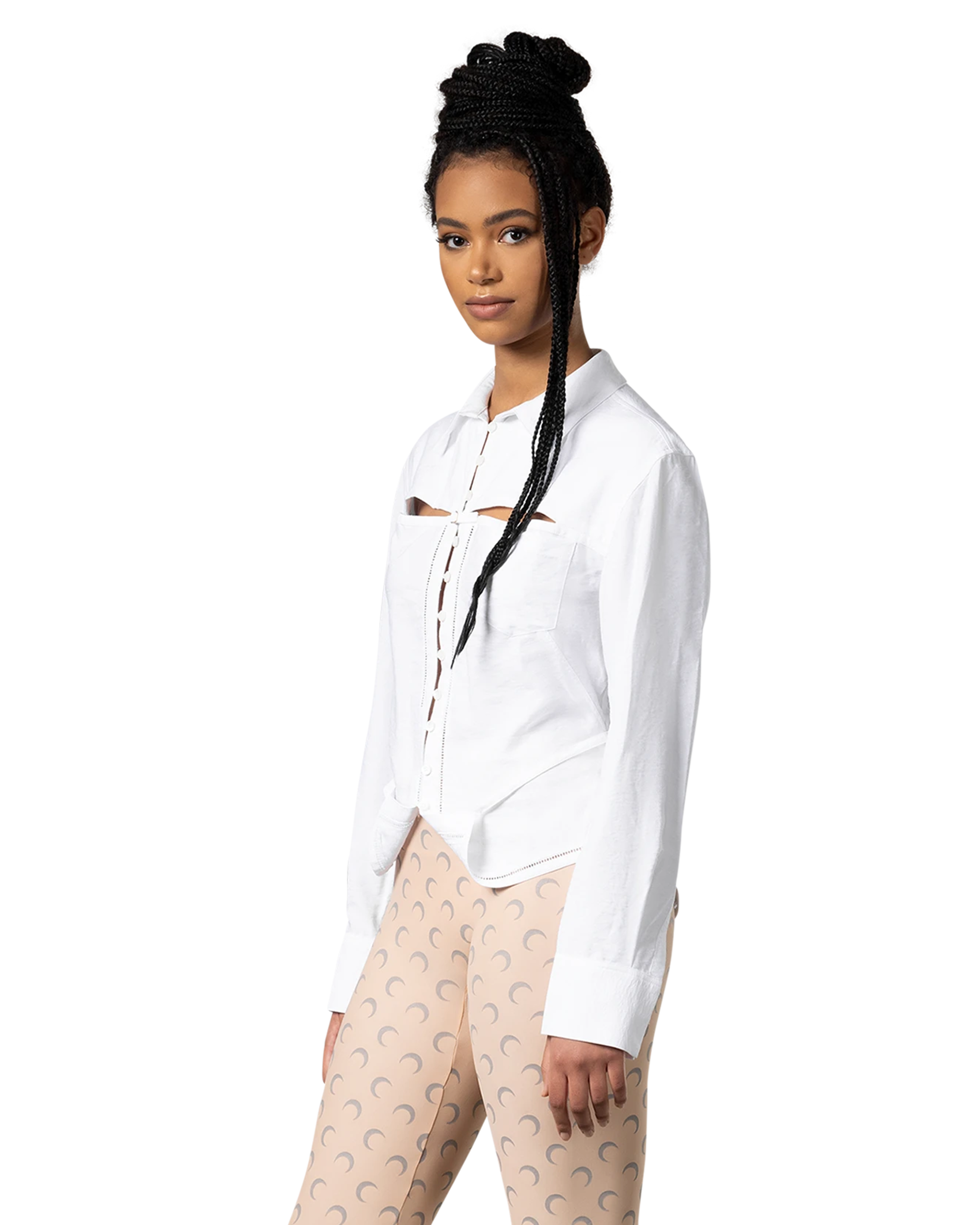 Nappe Cut-Out Shirt