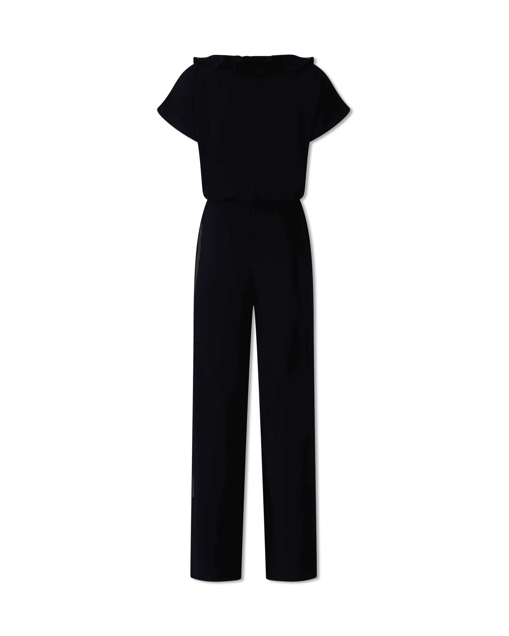 Ruffled Front Jumpsuit - DIHSAN