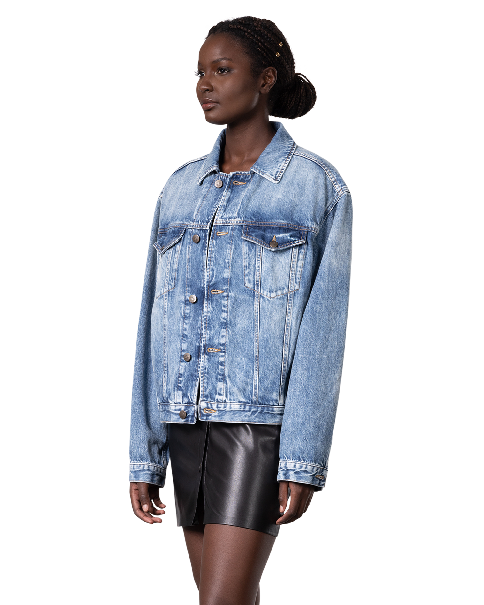Regenerated Denim Jacket