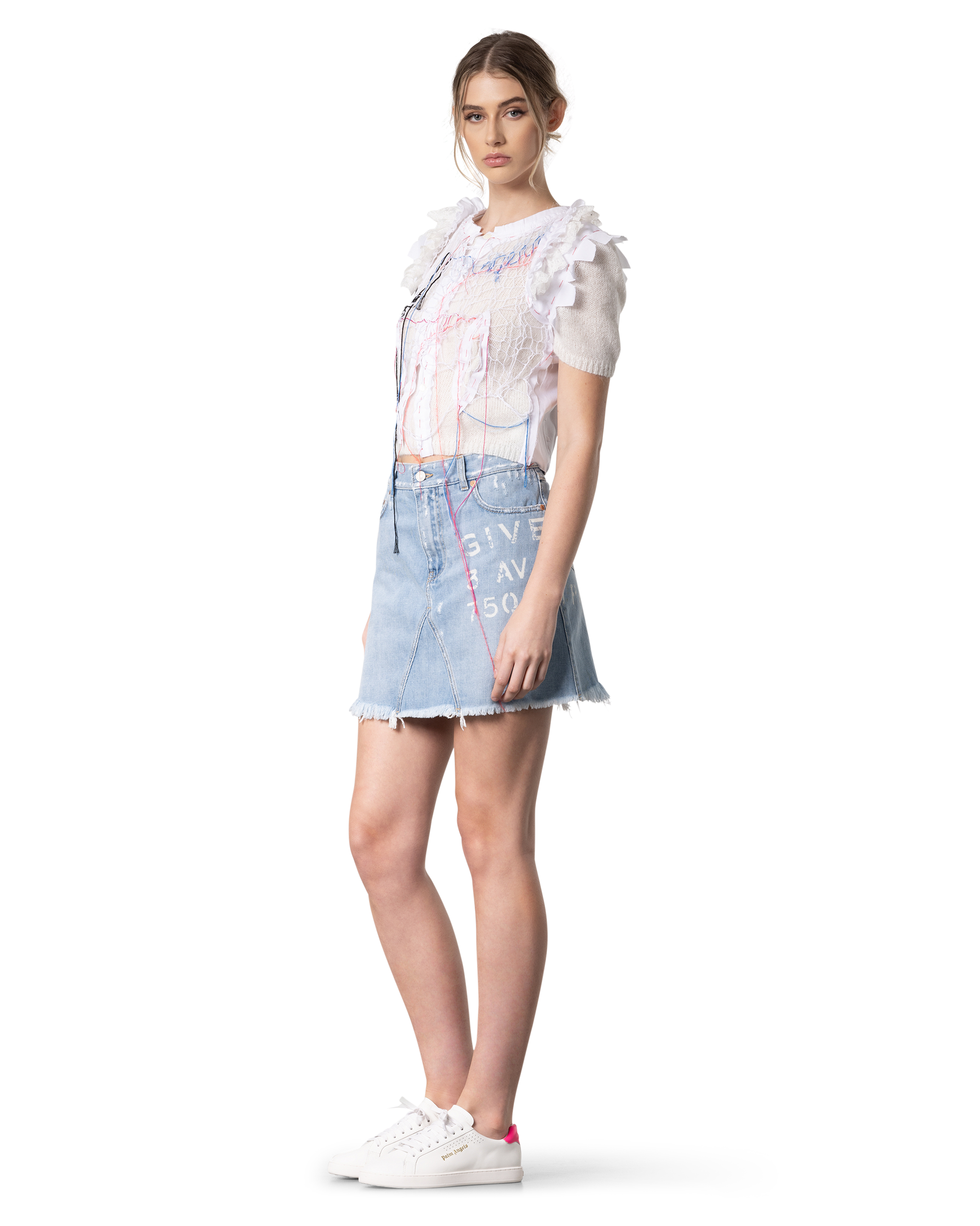 Stitched Thread Detail Top