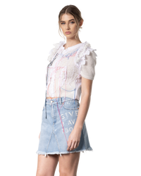 Stitched Thread Detail Top