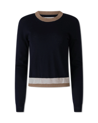 Light Wool Crewneck Sweater - DIHSAN