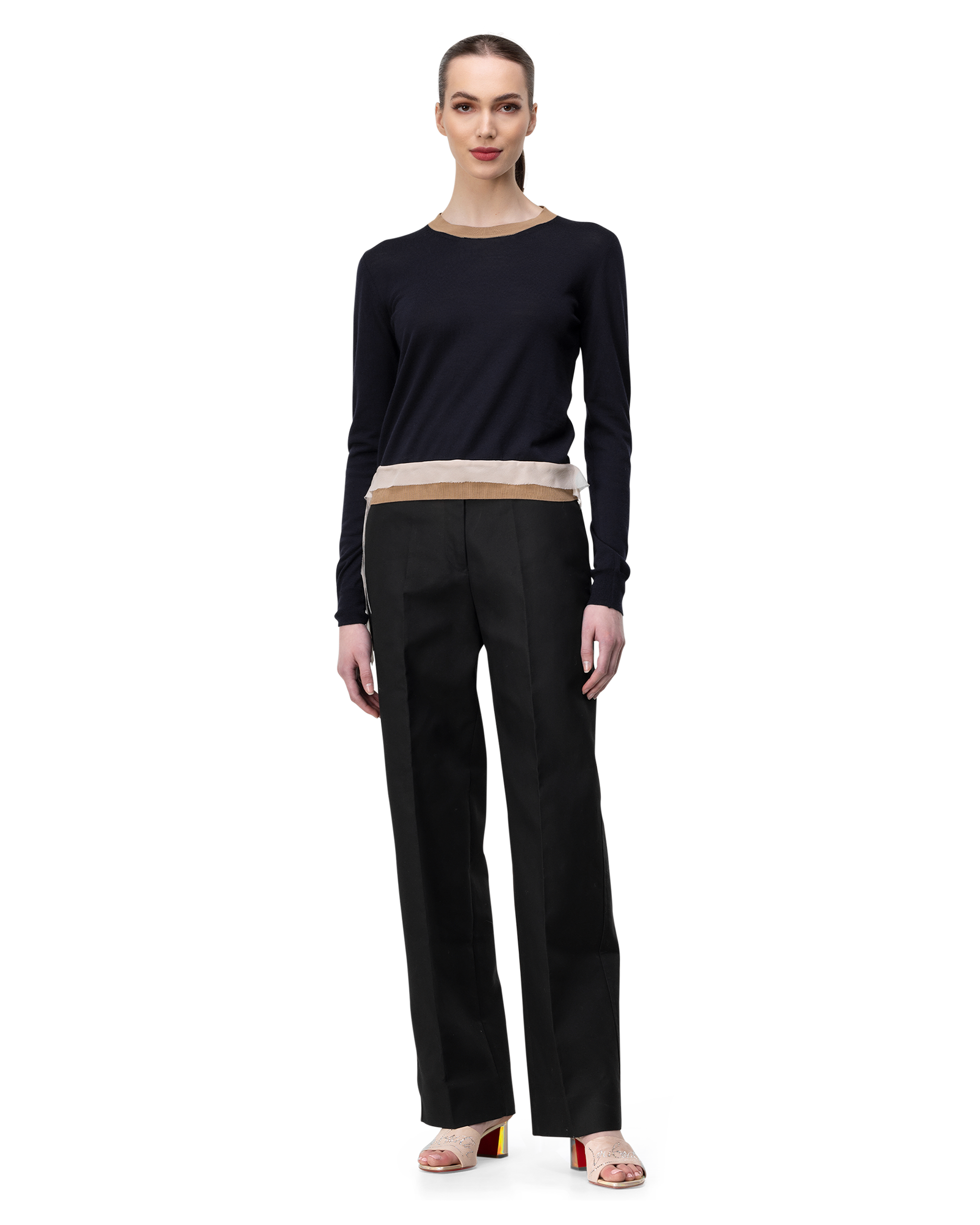 Light Wool Crewneck Sweater