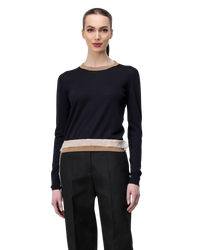 Light Wool Crewneck Sweater