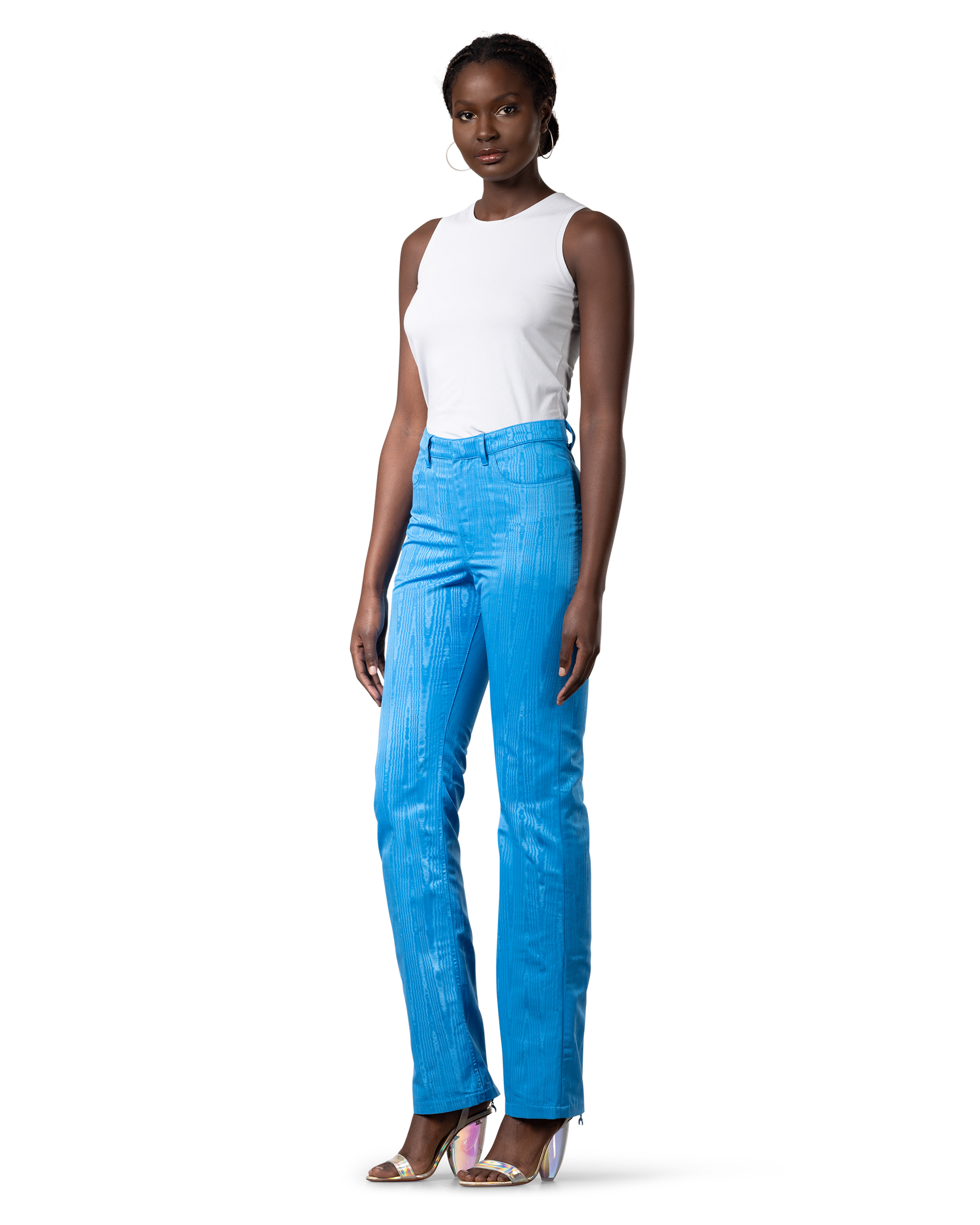 Ankle Zip Marine Serre Pants