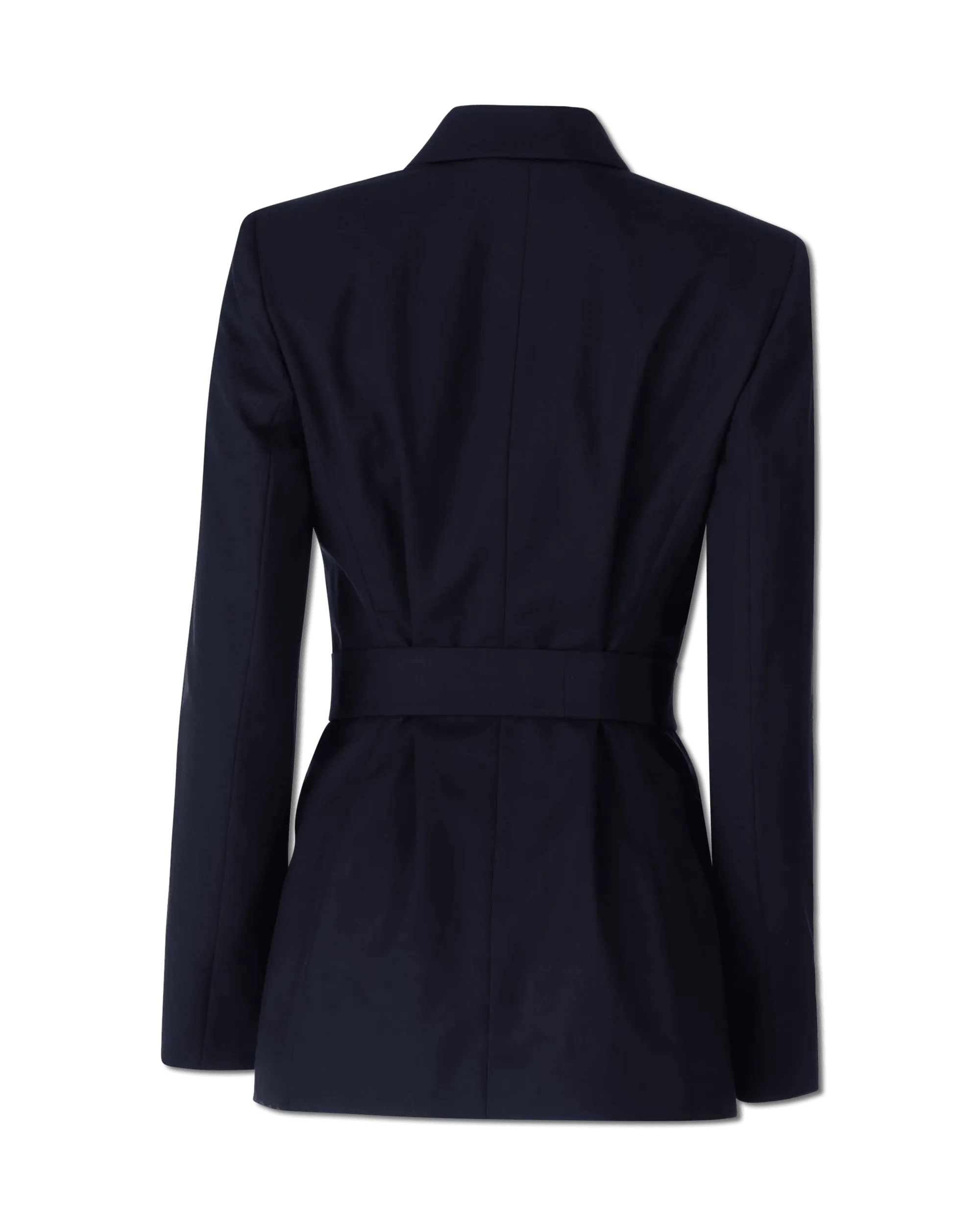 Belluno Wool Belted Blazer