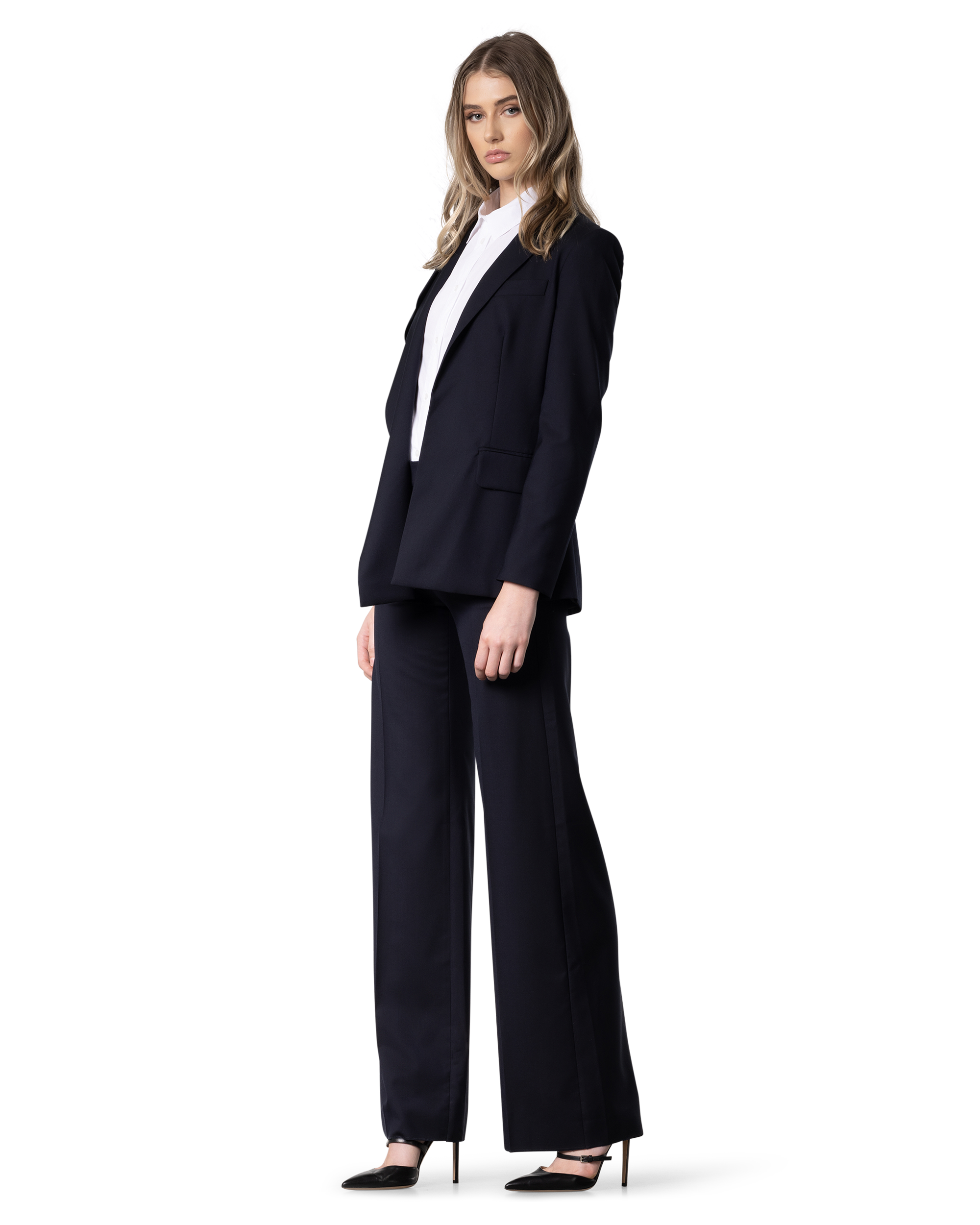 Belluno Wool Belted Blazer