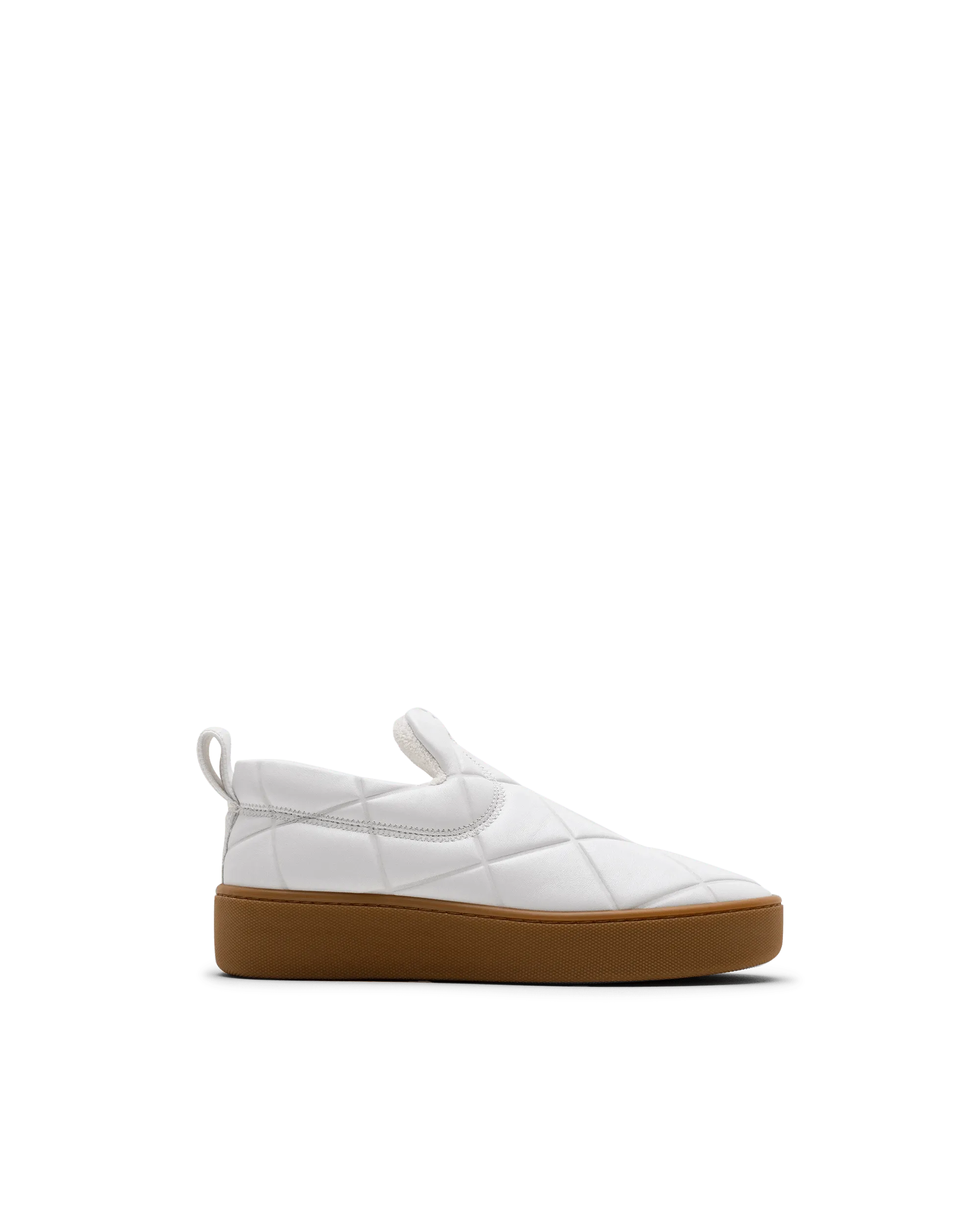 Quilted Embossed Slip-On Sneakers - DIHSAN