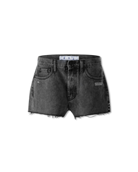 Stonewashed Denim Shorts - DIHSAN