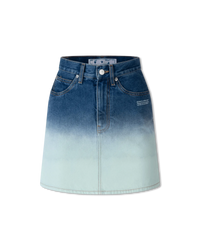 Ombre Denim Mini Skirt - DIHSAN