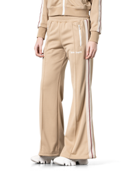 Wide-Leg Side Striped Track Pants