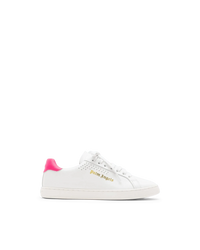Pink-Detailed Low-Top Sneakers - DIHSAN