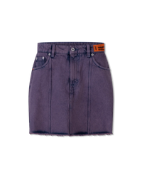 Overdyed Denim Mini Skirt - DIHSAN