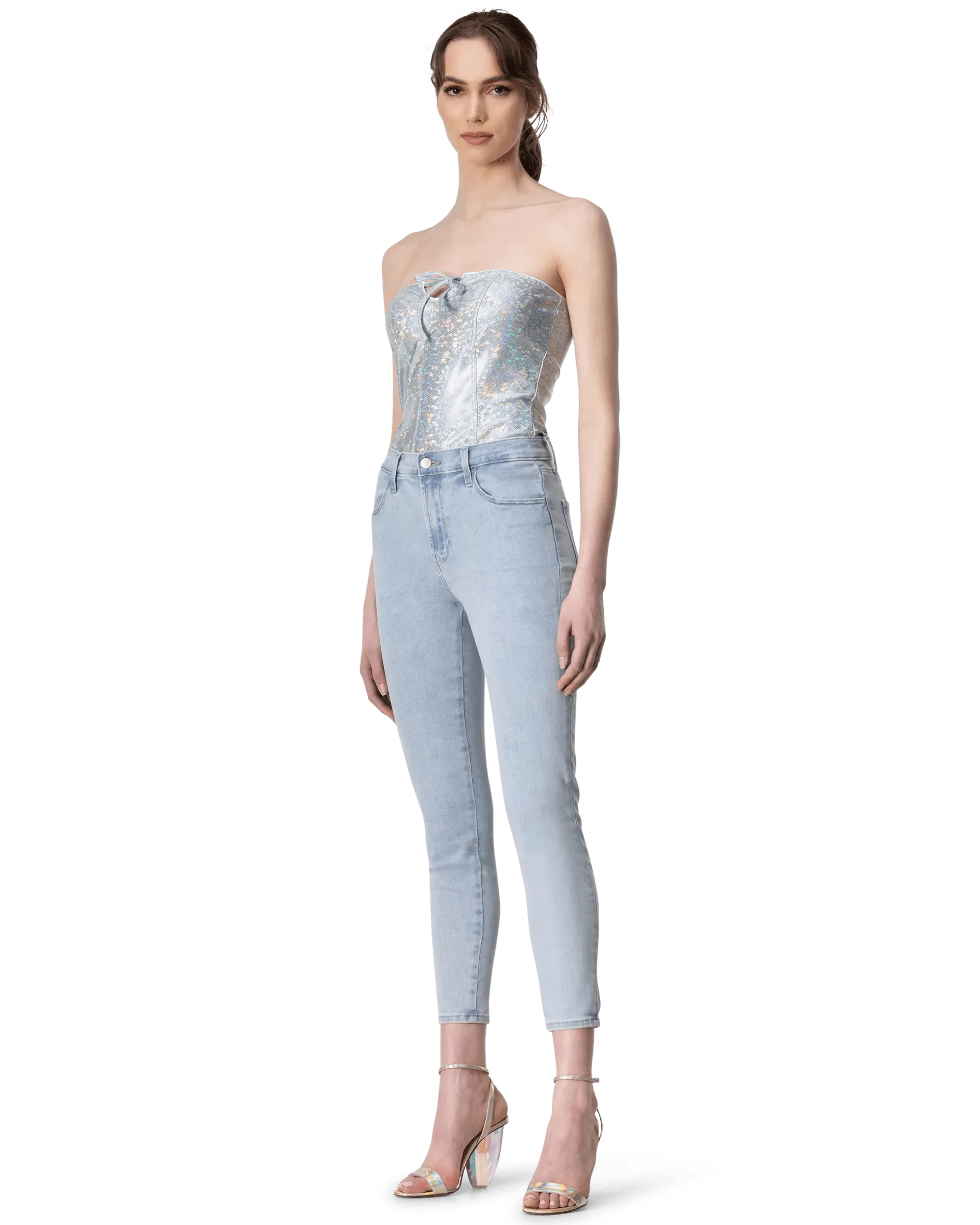 Alana High Rise Cropped Skinny Jeans