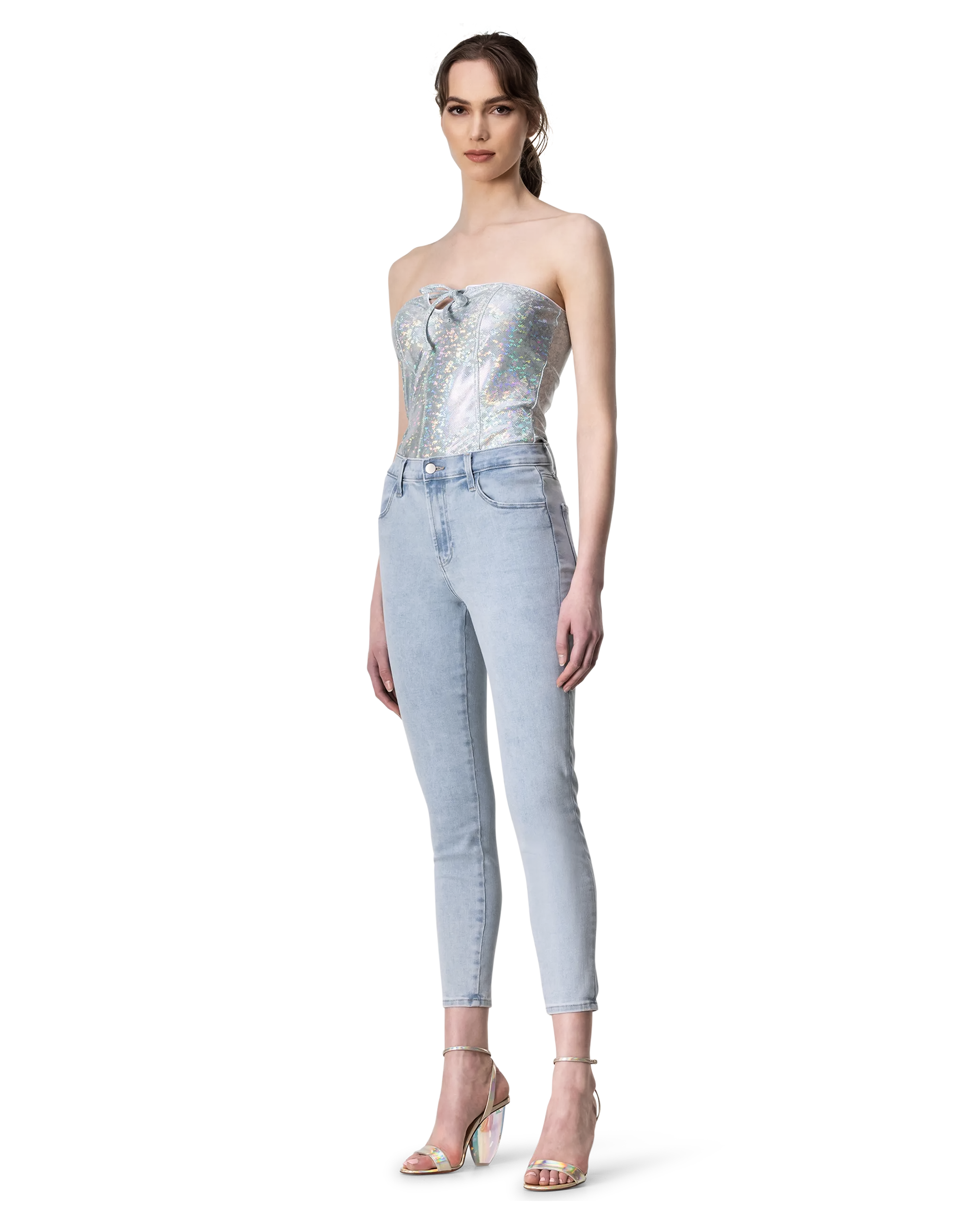 Alana High Rise Cropped Skinny Jeans