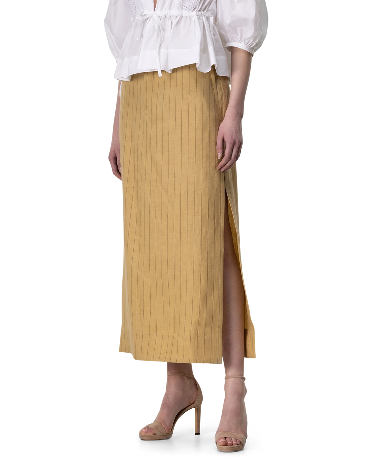 Terraio Linen Maxi Skirt