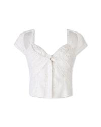 Tovallo Cut Out Bustier Top - DIHSAN