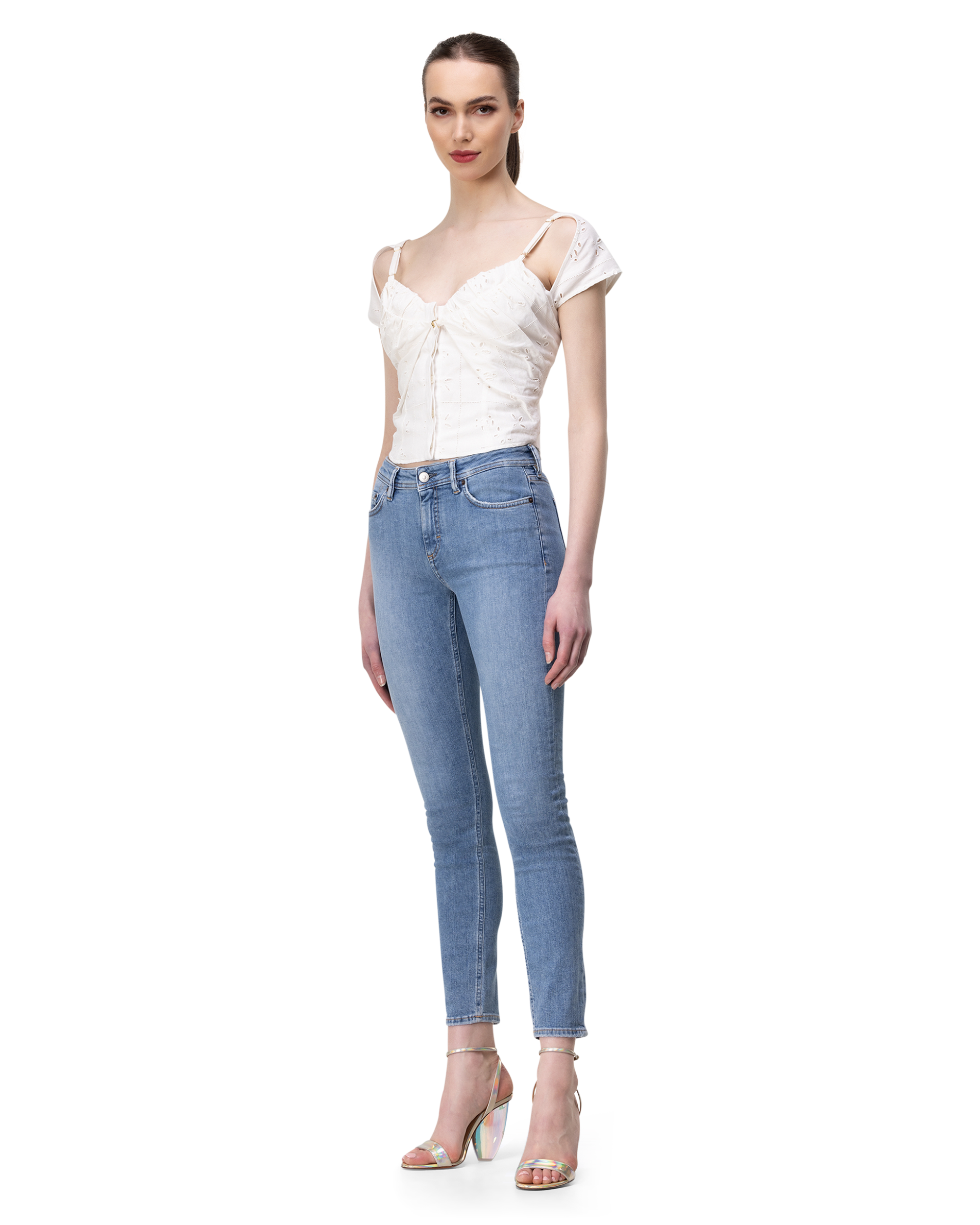 Tovallo Cut Out Bustier Top