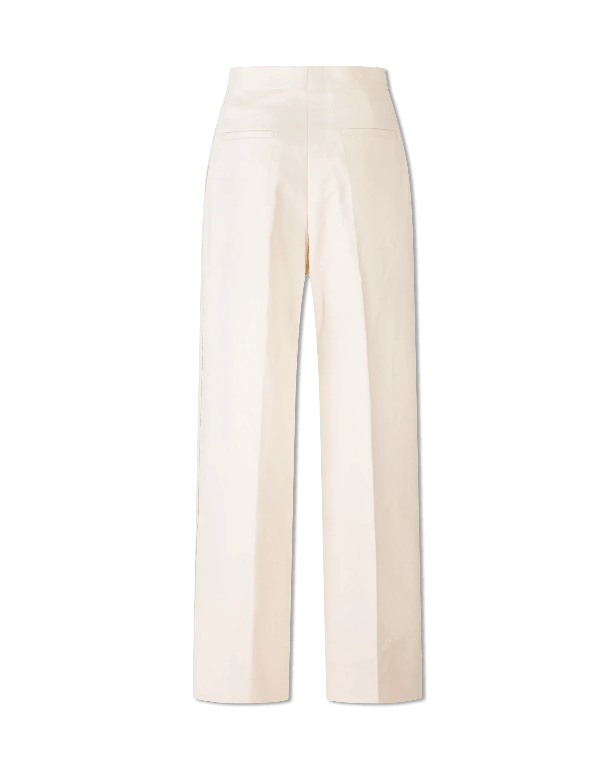 Structured Fine Cotton Trousers