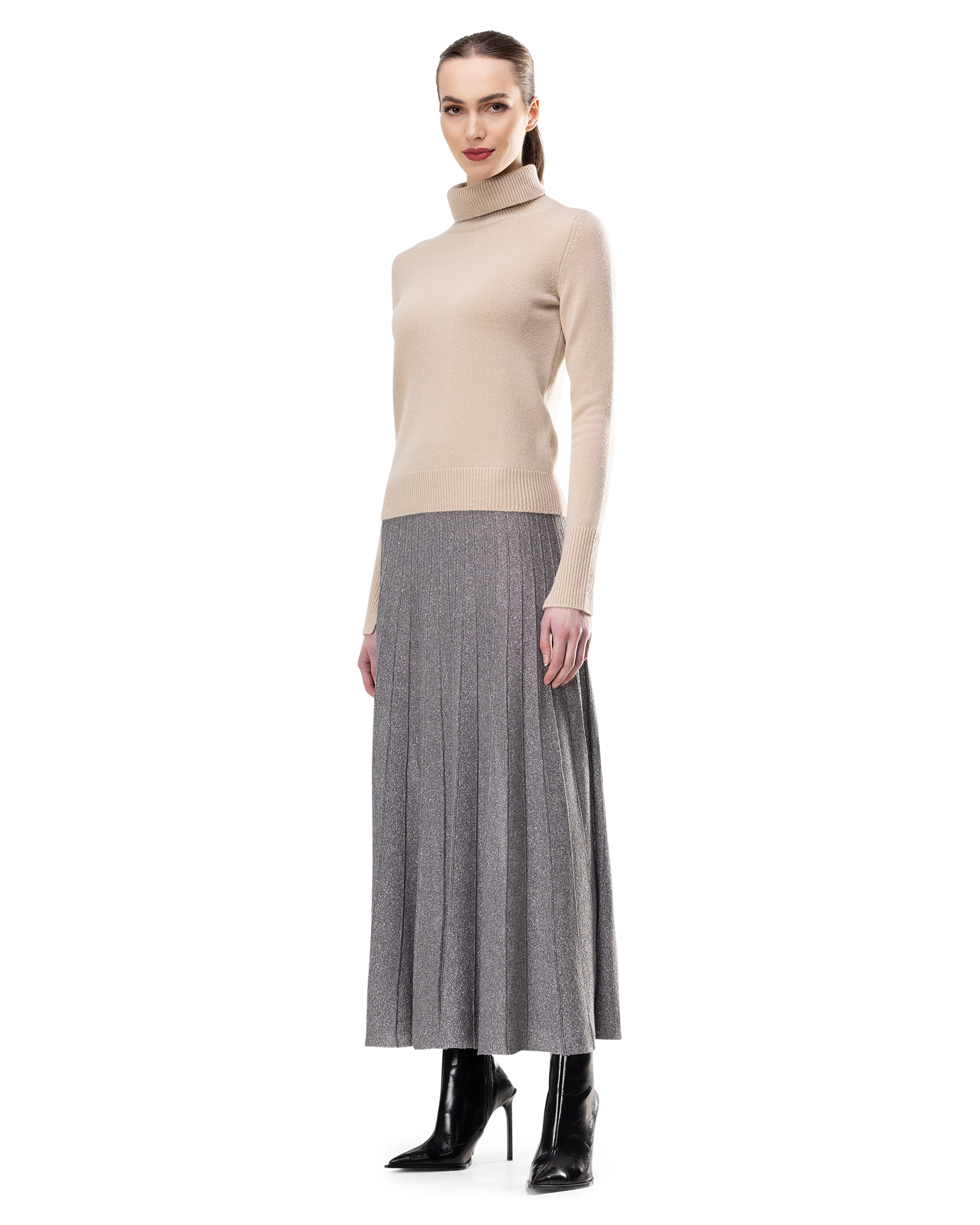 Pure Cashmere Turtleneck Sweater