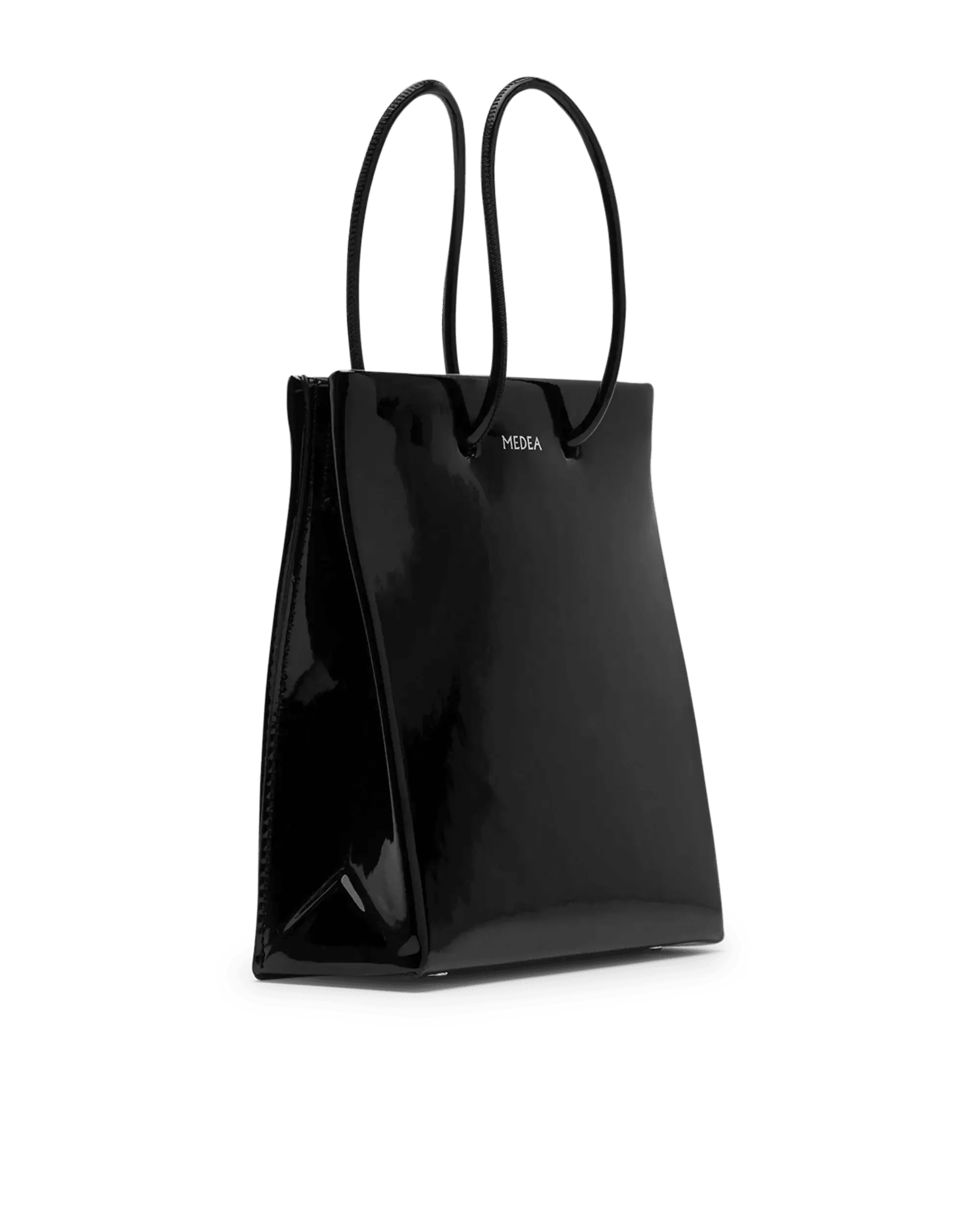 Short Vinyl Tote Bag