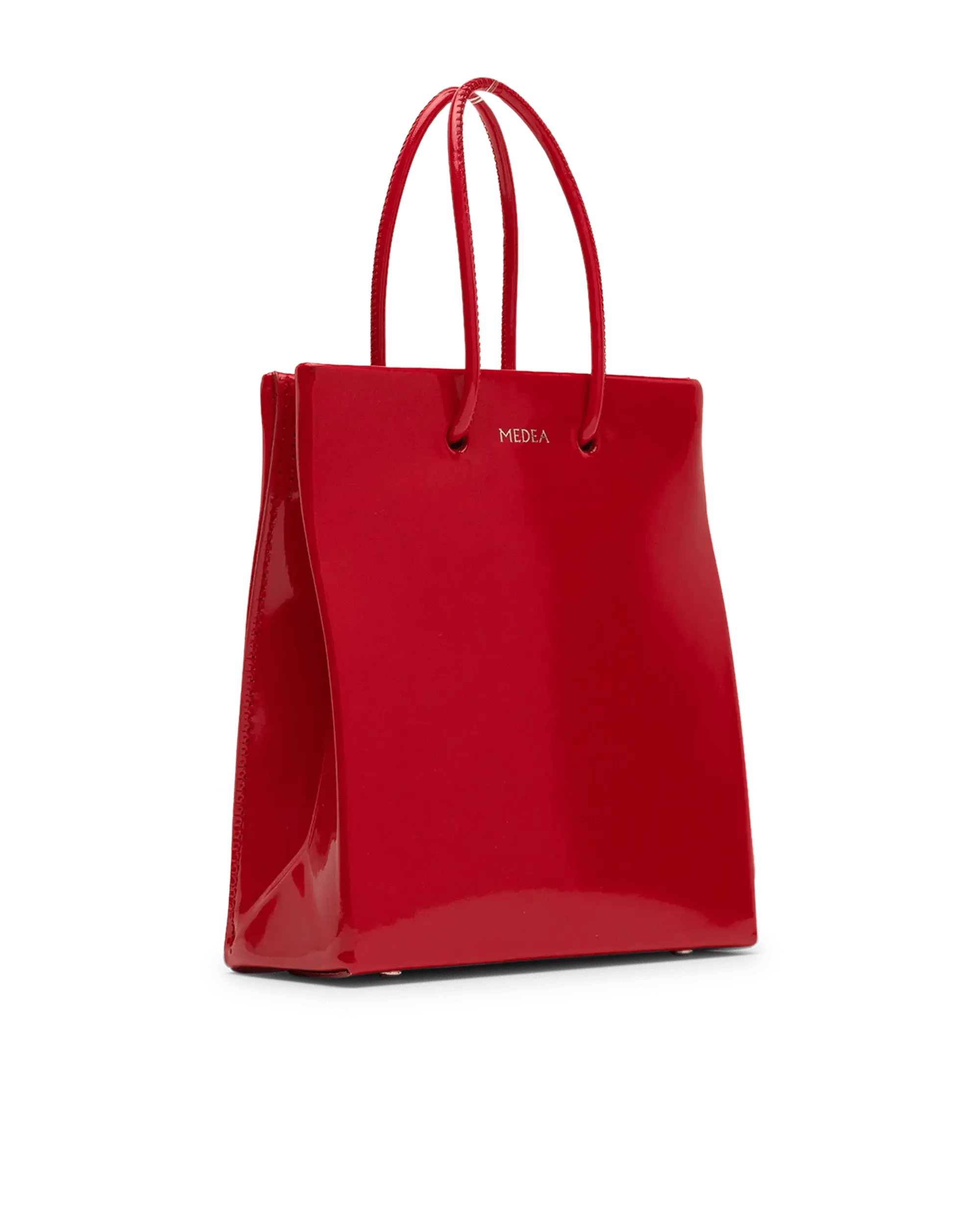 Short Vinyl Tote Bag