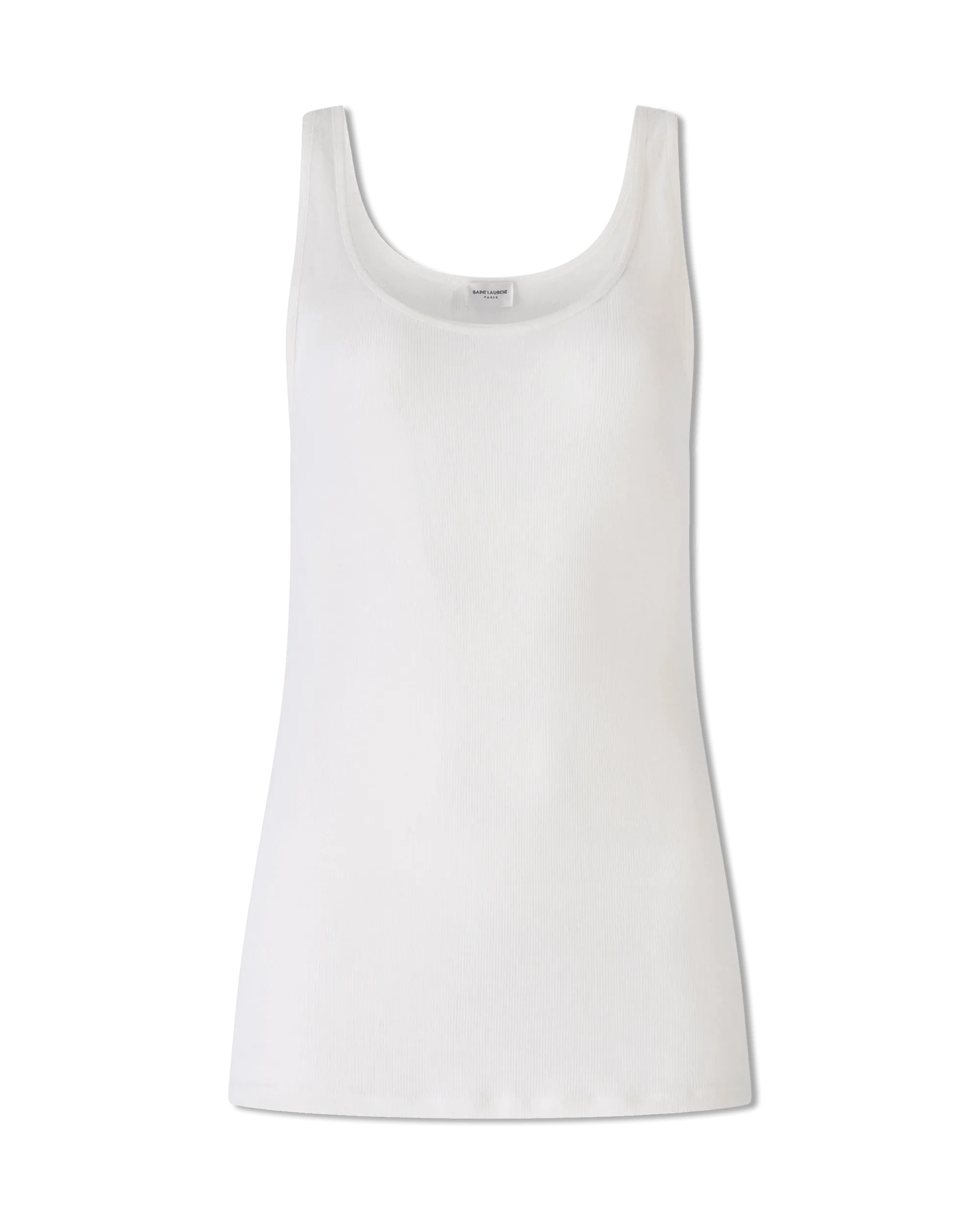 Semi-Sheer Jersey Tank Top