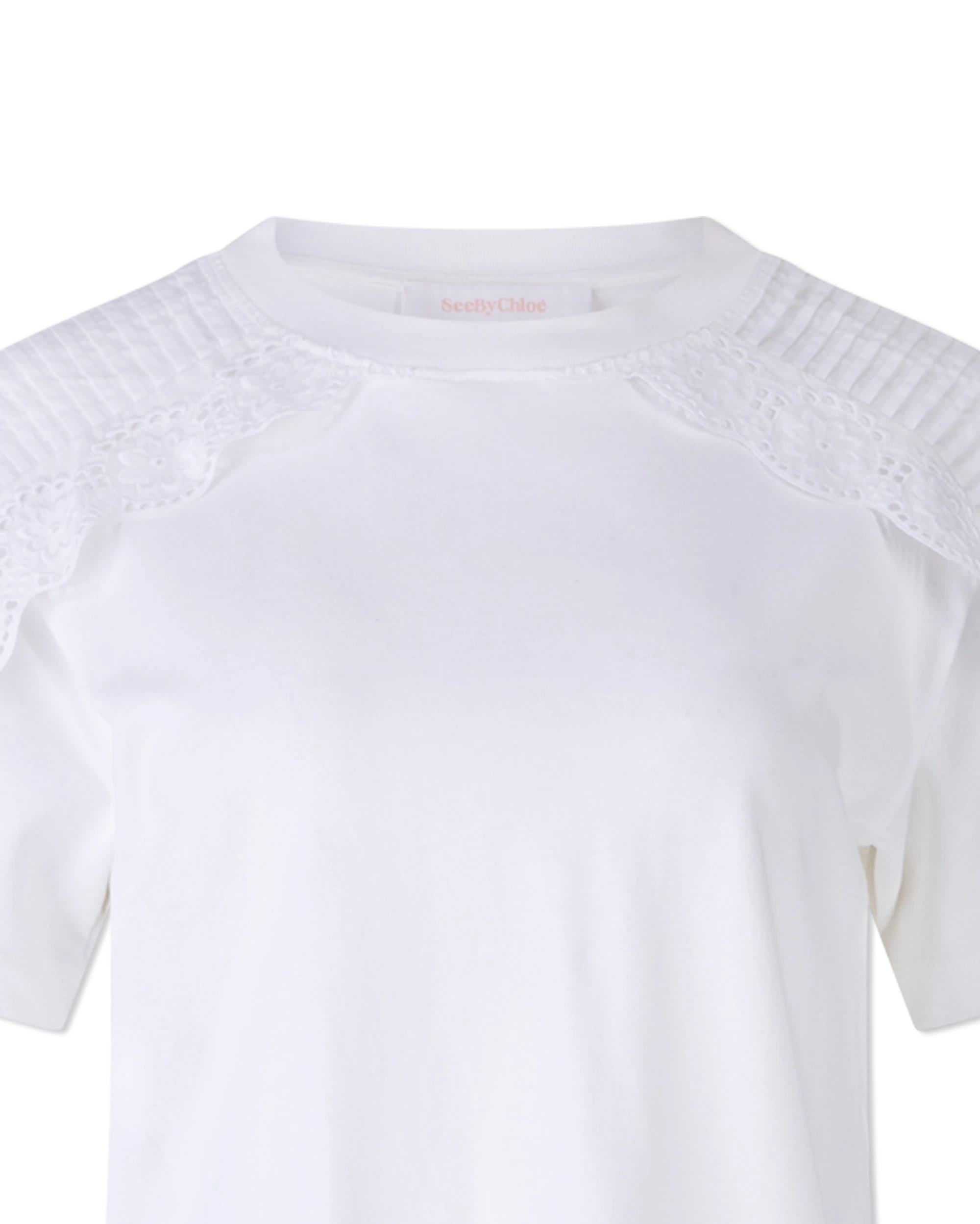 Eyelet Embroidered T-Shirt