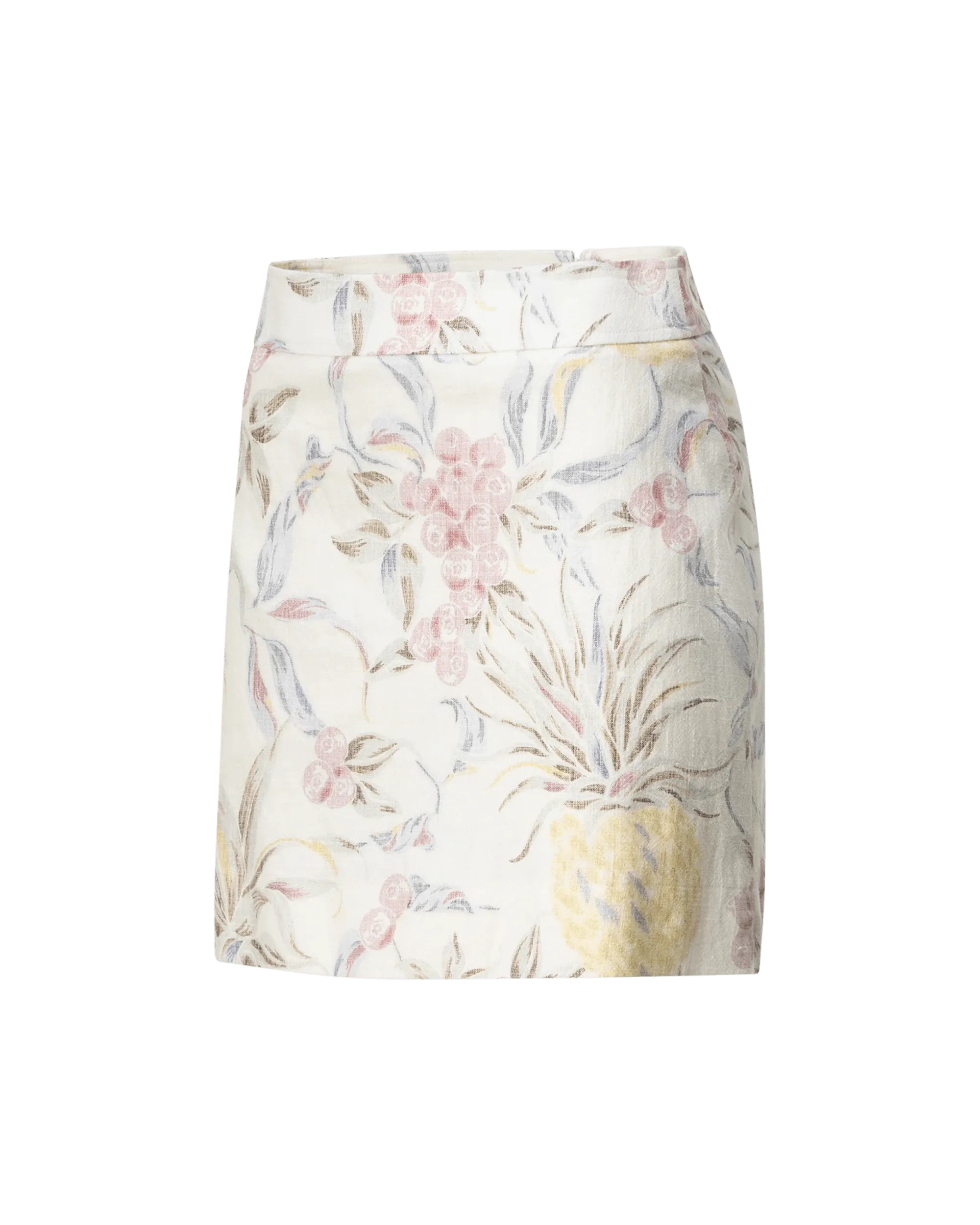 Spring Fruits High Waisted Mini Skirt