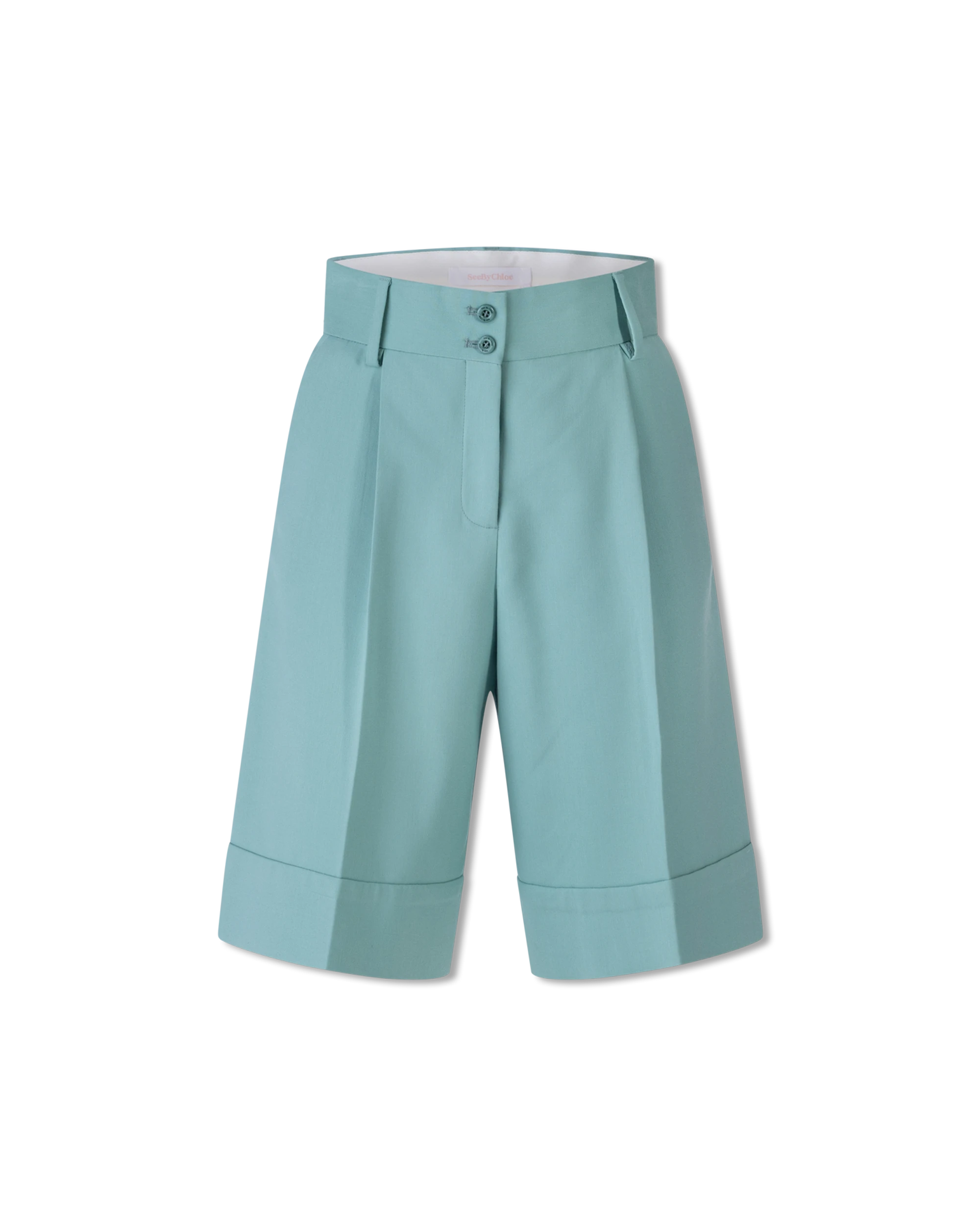 Tailored Cotton Bermuda Shorts